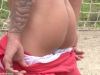 Goodlooking-ripped-young-stud-Maori-Mortensen-strips-red-shorts-stroking-huge-uncut-cock-004-gay-porn-pics